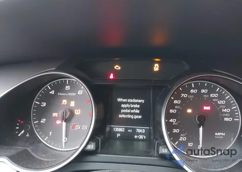 2014 Audi S5 Premium Plus из США, поврежденный, VIN WAUCGAFRXEA052061